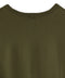 Back side of collar of crew neck t-shirt
