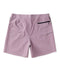 Backside of purple boardshorts